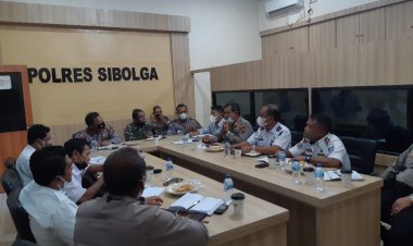 Sambut Ramadhan, Polres Sibolga Rakor Dengan Instansi Terkait