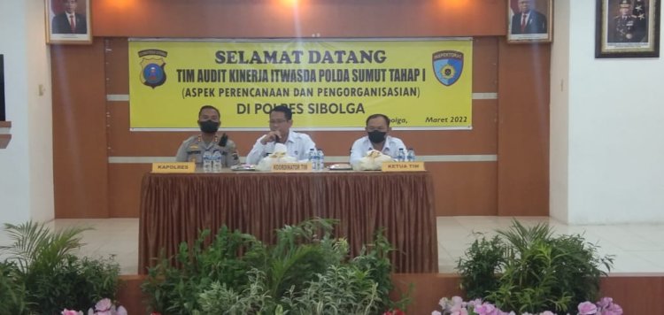POLDASU Audit Kinerja Polres Sibolga.