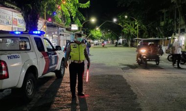 Atasi situasi Kamtibmas di Polres Sibolga laksanakan patroli blue light 