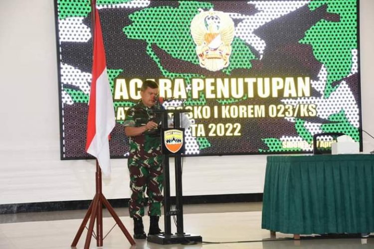 PANGDAM I/BB TUTUP LATHAN POSKO I KOREM 023/KS TA.2022  Sibolga, Pijar