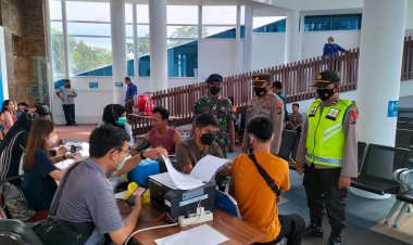 Pos Terpadu Ketupat Toba 2022 Di Pelabuhan Sambas, Beri rasa aman Untuk Kedatangan Penumpang Kapal