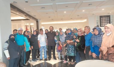 Inisiasi Delmeria, Alumni PGA Padang Bertemu Surya Paloh