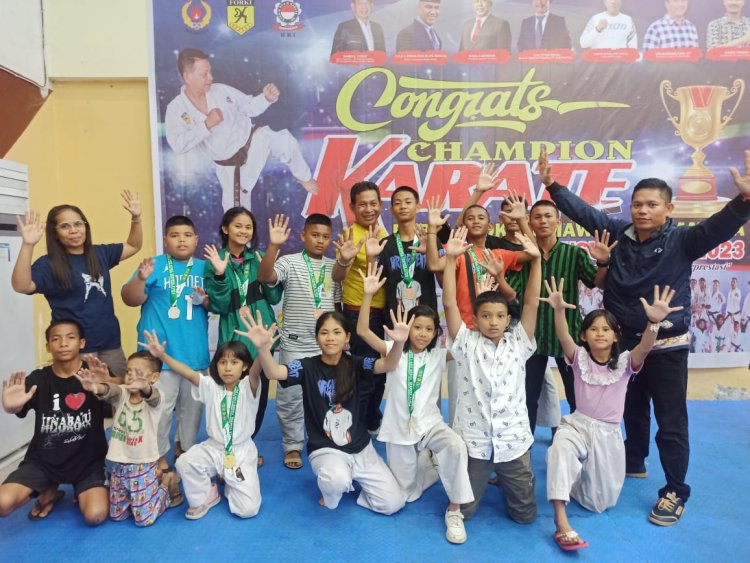 Atlit Karate KKI Sibolga Torehkan 7 Medali, 2 Emas, 1 Perak, 4 Perunggu