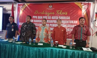 KPU Sibolga Gelar Bimtek Untuk Pembentukan KPPS 