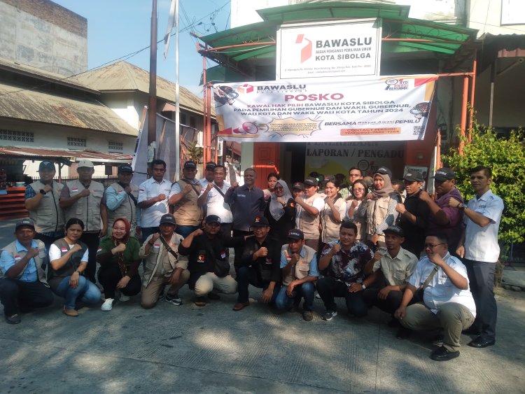 Bawaslu Sibolga Launching Posko Kawal Hak pilih, Siap Awasi Penyusunan Pemilih Pada Pilkada Serentak tahun 2024 