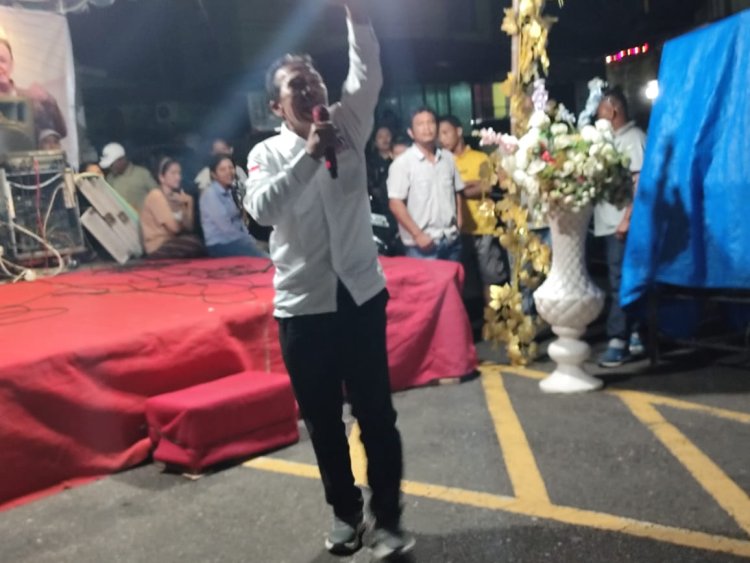 Temu Ramah Paslon FAHAM Di Kel.Huta Tonga Tonga, Caong : Hanya Faham Yàng Bisa Atasi Defisit !