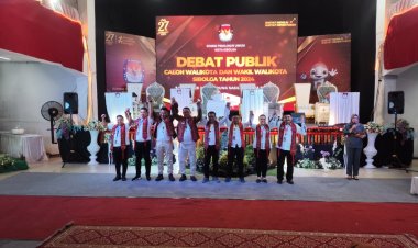 Diikuti 4 Paslon, Debat Publik Calon Walikota dan Wakil Walikota Sibolga Berjalan Aman Dan Sukses
