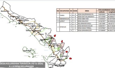 Update Bencana Tapteng Terkini, Korban Meninggal Bertambah jadi 131 orang, 8 Desa Masih Terisolir
