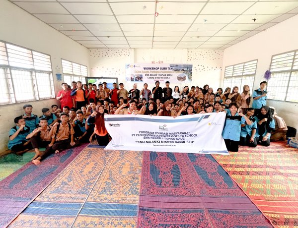 PLN Mengajar, Hadir di SMKN 1 Tapian Nauli, Kenalkan Dasar PLTU dan Pentingnya K3 kepada Siswa